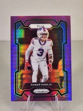 2023 Panini Prizm - Damar Hamlin #27 Purple Prizm /125 Buffalo Bills 