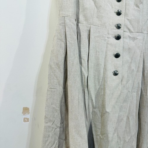 Chiemseer Dirndl Tracht Dress Beige Button Lace Hem Oktoberfest 48 AU 18-20 - Bild 8 von 21