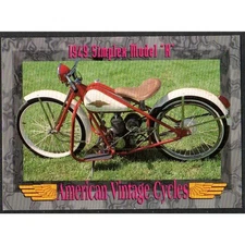 1949 Simplex Model "K" #138 American Vintage Cycles Series 2 1993 Champs Card