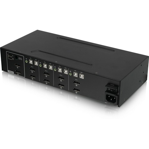 IOGEAR 4-Port Dual View DisplayPort Secure KVM Switch w/Audio and CAC Support - Picture 2 of 3