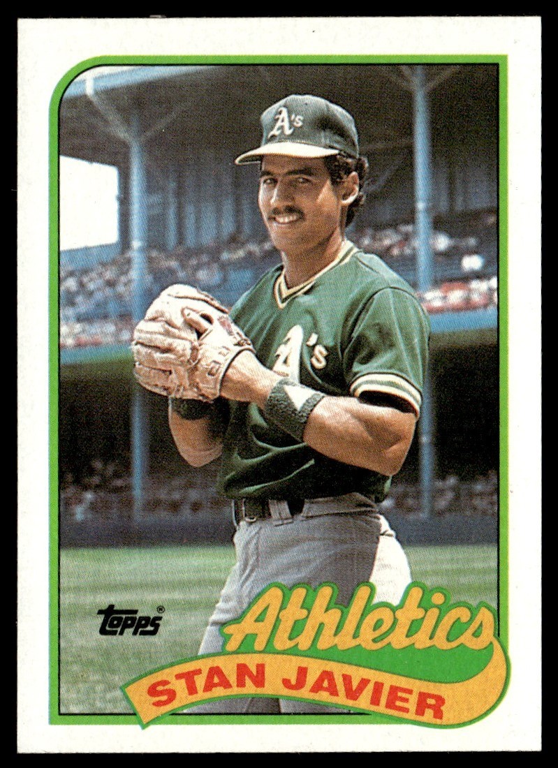 1989 Topps Stan Javier Oakland Athletics #622