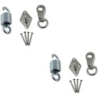 2 stücke Tragbare Outdoor Carabiner Rucksack Hängende Sitz Earthbags Swing