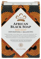 5 oz African Black Soap Bar Moisturizing Cleansing