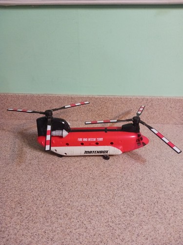 Matchbox Power Launcher Helicopter Fire and Rescue Team Chinook  - Bild 2 von 7