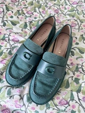 Coach Leah Loafer Green  