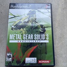 Metal Gear Solid 3: Subsistence (PlayStation 2 PS2, 2006) TESTED! 