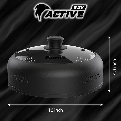 Microwave Cover for Food, Silicone and Glass Splatter Guard Lid for 6–7–8–9-1... - Bild 3 von 8