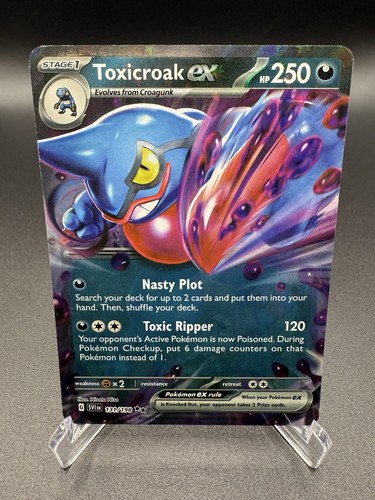 Toxicroak ex 131/198 SV01: Scarlet & Violet Base Set Holo - Picture 1 of 4