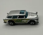 Vintage Original Hot Wheels Blackwall Super Chrome Alive '55 Hong Kong