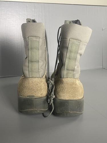 Belleville Military Combat Boots Mens Size 7.5 Wide Sage Suede FAFTW Tactical - Picture 4 of 9