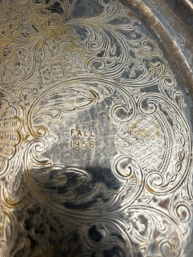 Crosby Silver Plate 1956 Award Grand Champion Bull, Nebraska, Commercial Bank - Picture 4 of 10