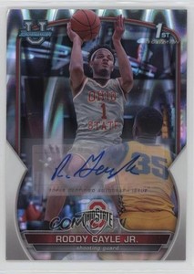 2022-23 Bowman U Chrome Prospect RayWave Refractor /199 Roddy Gayle Jr #8 Auto