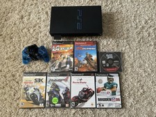 Sony PlayStation 2 Fat Console Bundle w Controller And 7 Games