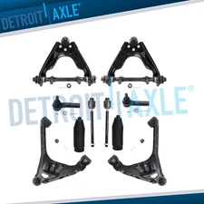4WD Front Upper Lower Control Arms Tie Rods for 2000 - 2003 Dodge Dakota Durango