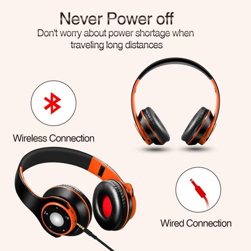 Auriculares Bluetooth Sobre la Oreja, Auriculares Inalámbricos con 5 Modos de Ecualización, 20 Horas... - Imagen 5 de 8