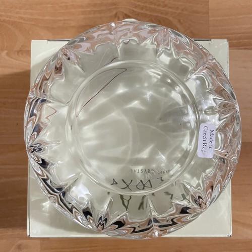 GALWAY KRISTALL SYMPHONIE Schale geschliffen Bleikristall 6" Made in Ireland Neu offene Box - Bild 4 von 9