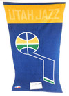 Utah Jazz Team-Issued Bench Towel Navy/Gold 38" x 21" New in Bag Fanatics Coa