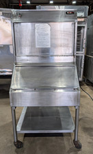 Carter Hoffmann CW4-20 Bulk Chip Warmer Gravity Feed 40 Gallon w/ Mobile Stand