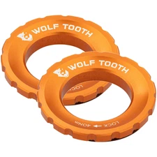 Pack of 2 Wolf Tooth CenterLock Lockring - Orange