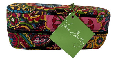 Vera Bradley Symphony in Hue Zip Around Eyeglass Case Readers Sunglasses Holder