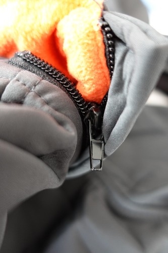 Damen Gr. XXL 2XL Softshelljacke Arctic Seven Windbreaker grau orange Kapuze - Bild 13 von 13