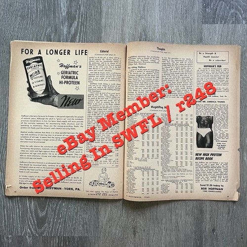STRENGTH & HEALTH Magazine LEROY SABA + LLOYD LERILLE NOV 1960 V 28 N 11 - Picture 21 of 24