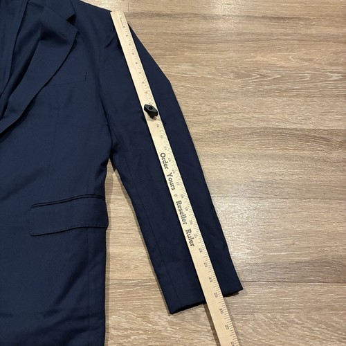 Giacca blazer uomo J Crew 40R Ludlow slim MOON peggiorata con cotone 2 bottoni - Foto 11 di 14