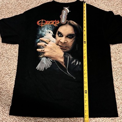 Vintage 2002 Ozzy Osbourne Dove Large Shirt New With Tags Black