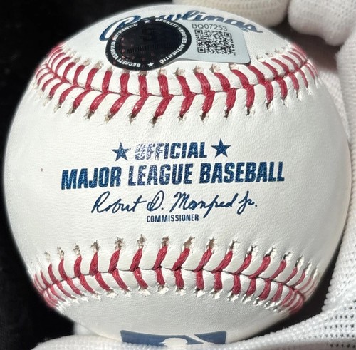 Johnny Bench Signed OML Baseball "HOF '89" **FRESH BAS STICKER** 8/26/25 - Picture 4 of 8