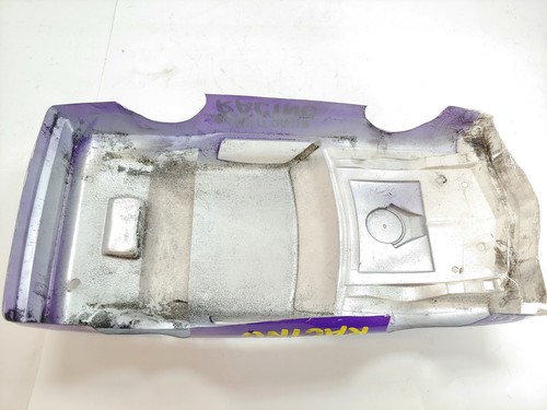 Custom Works? 1/10 2wd Carbon Fiber Street Stock Race Roller Slider Chassis Used - Picture 16 of 16