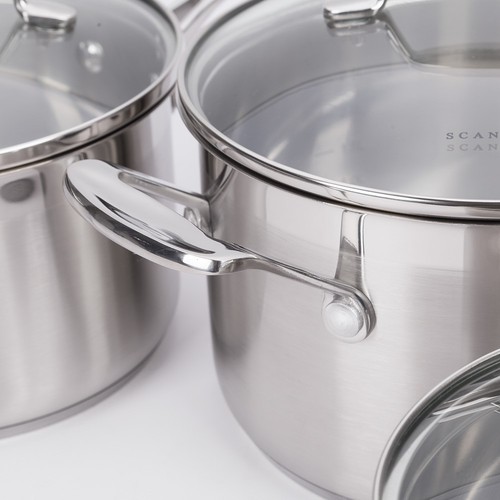 NEW Scanpan Impact Saucepan Set 3pce - Picture 5 of 7