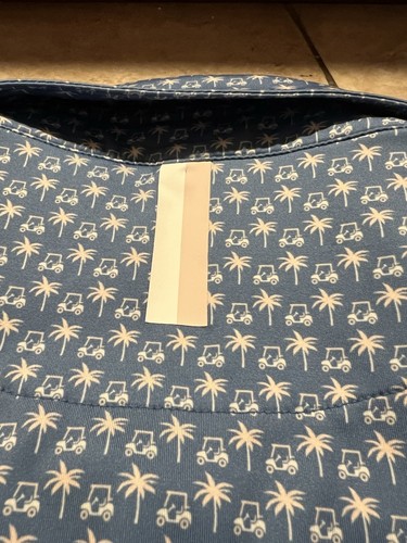 Camisa Rhoback Para Hombres XXL The Koopa Manga Corta Rendimiento Golf Polo Palmeras - Imagen 5 de 8