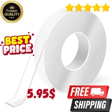 Art3d Double-Sided Mounting Tape(10FT),Multipurpose Removable Adhesive Foam Tape