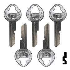 5x New Uncut OEM Ignition Door Trunk Key Blanks B11 For GM Vehicles 32319