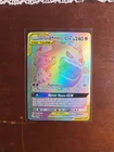 Pokemon Gengar & Mimikyu GX Rainbow Secret Rare 186/181 Team Up NM
