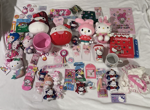 Hello Kitty Sanrio 58 Piece Lot Vintage & New