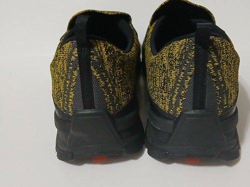 Herren Prada Calzature Uomo Giallo Nero Größe 12 Nylon Turnschuhe Slipper $ 695 schwarz/gelb - Bild 12 von 13