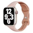 Per Apple Watch Series 9 41mm Cinturino in silicone con fibbia a farfalla sottil