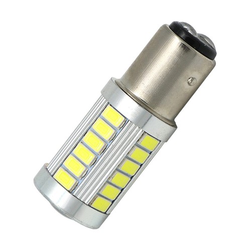 10Pcs BAY15D 1157 Car Tail Stop Brake Light 5630 33SMD LED Canbus Bulb 12V White - Picture 4 of 12