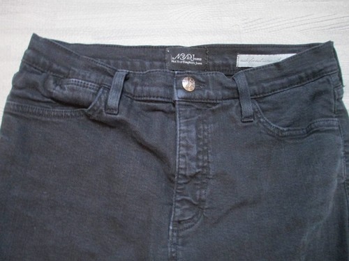Not Your Daughters Damenjeans Größe UK 14 schwarz Denim Stretch hergestellt in den USA NYDJ - Bild 2 von 12