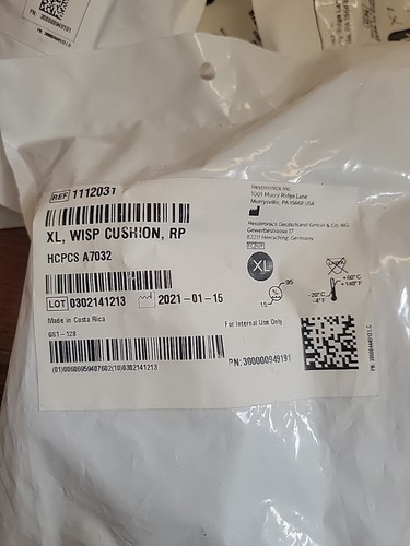 Lot of 10 Philips Respironics 1112031 Wisp XL Nasal Mask Cushion Replacements - Bild 2 von 3