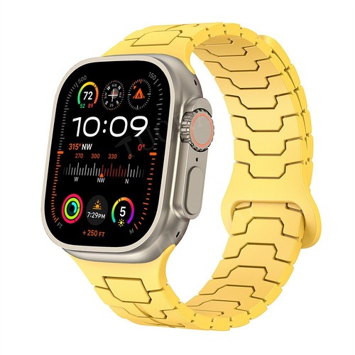 For Apple Watch Series 10 9 8 7 6 SE 42-49mm Magnetic Silicone Watch Band Strap - Picture 11 of 78