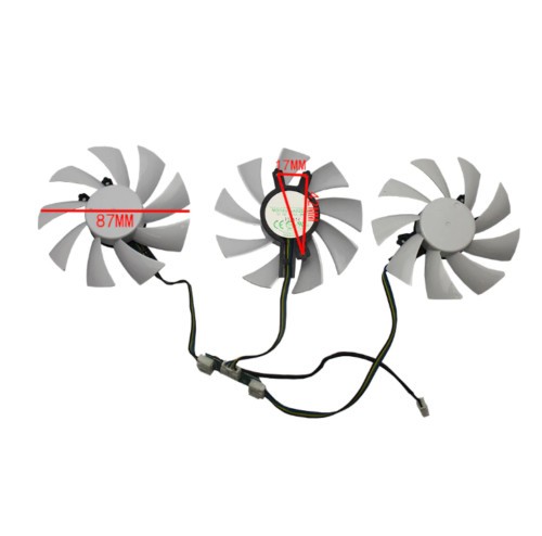 Wentylator chłodnicy do GALAX GTX1060 GTX1070 GTX1070Ti GTX1080 KFA2 GPU GeForce GA92 - Zdjęcie 15 z 22