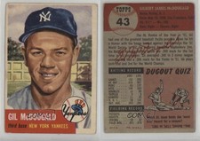 1953 Topps Gil McDougald #43