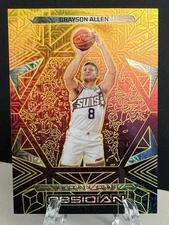 Grayson Allen ELECTRIC ETCH MOLTEN MOJO Jersey Match 8/10 2024 Panini Obsidian