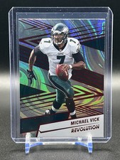 2025 Panini Revolution Michael Vick Red Swirl Exclusive #26