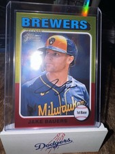 Jake Bauers 2024 Topps Heritage High Number CHROME #539 Milwaukee Brewers
