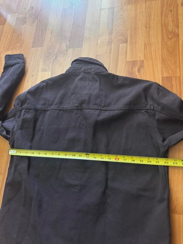 Neu mit Etikett Forever 21 Herren Espresso Braun Baumwolle Jacke Größe Small Oversized - Bild 6 von 8
