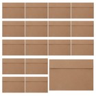  100 Stück Umschläge im einfachen Stil, Kraftpapier-Umschläge,