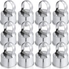 Therwen Chain Link Fence Ring Cap Aluminum 2 1/2 (fits 2 3/8 OD) X 1 5/8 